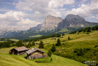 Platkofel en Langkofel @ Dolimieten | 40 mm | 1/80 sec. bij f / 9,0 | ISO 100 | 
