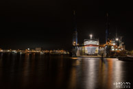 Dok @ Haven Delfzijl|35 mm|15,0 sec. bij f / 11|ISO 100|